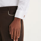 FOPE SOLO 18K Gold Cufflinks with Black Rhodium - 0.29 ct - Jackson Hole Jewelry Company