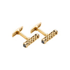 FOPE SOLO 18K Gold Cufflinks with Black Diamonds - 1.36 ct - Jackson Hole Jewelry Company