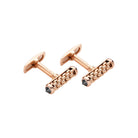 FOPE SOLO 18K Gold Cufflinks with Black Diamonds - 1.36 ct - Jackson Hole Jewelry Company