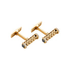 FOPE SOLO 18K Gold Cufflinks with Black Diamonds - 1.64 ct - Jackson Hole Jewelry Company