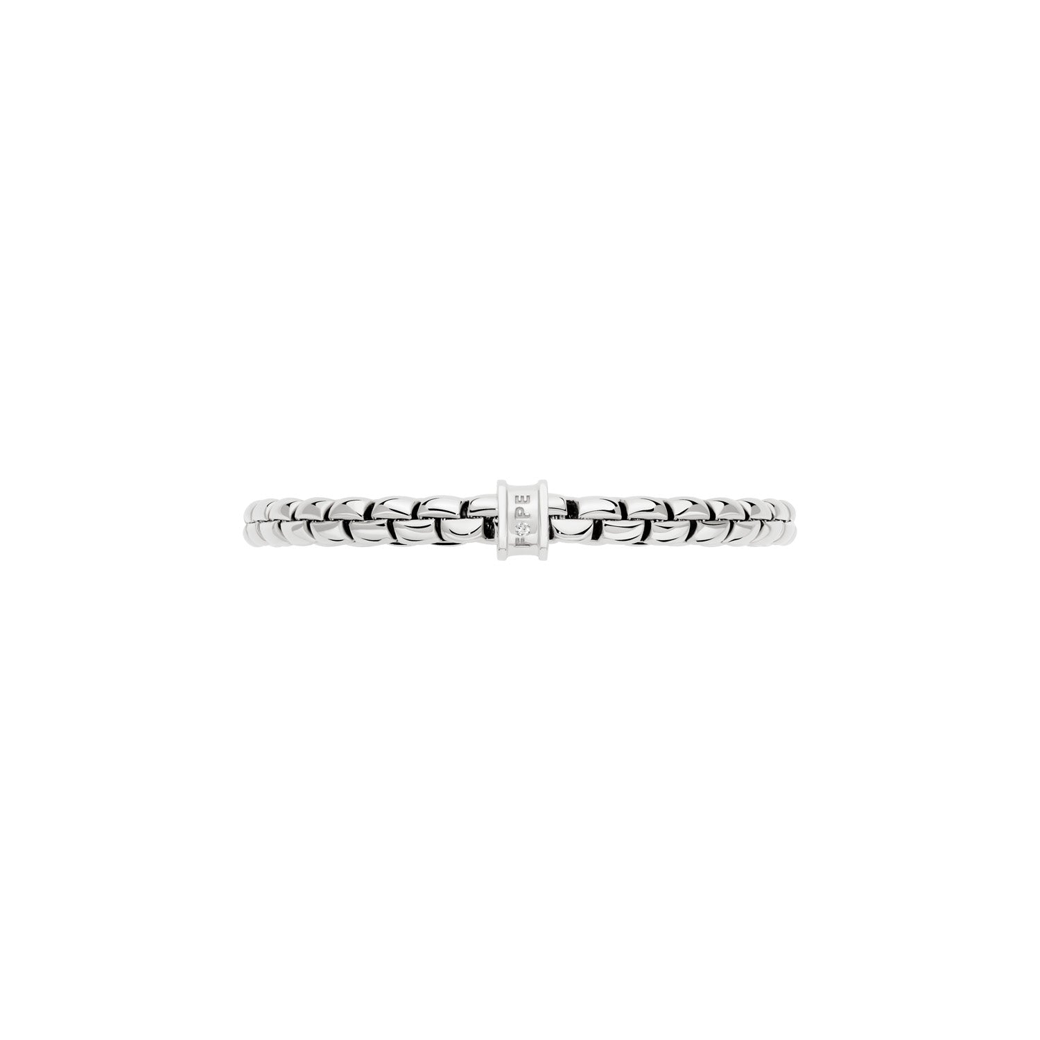 FOPE EKA 18K Gold Tiny Bracelet with a White Diamond - 0.02 carats - Jackson Hole Jewelry Company
