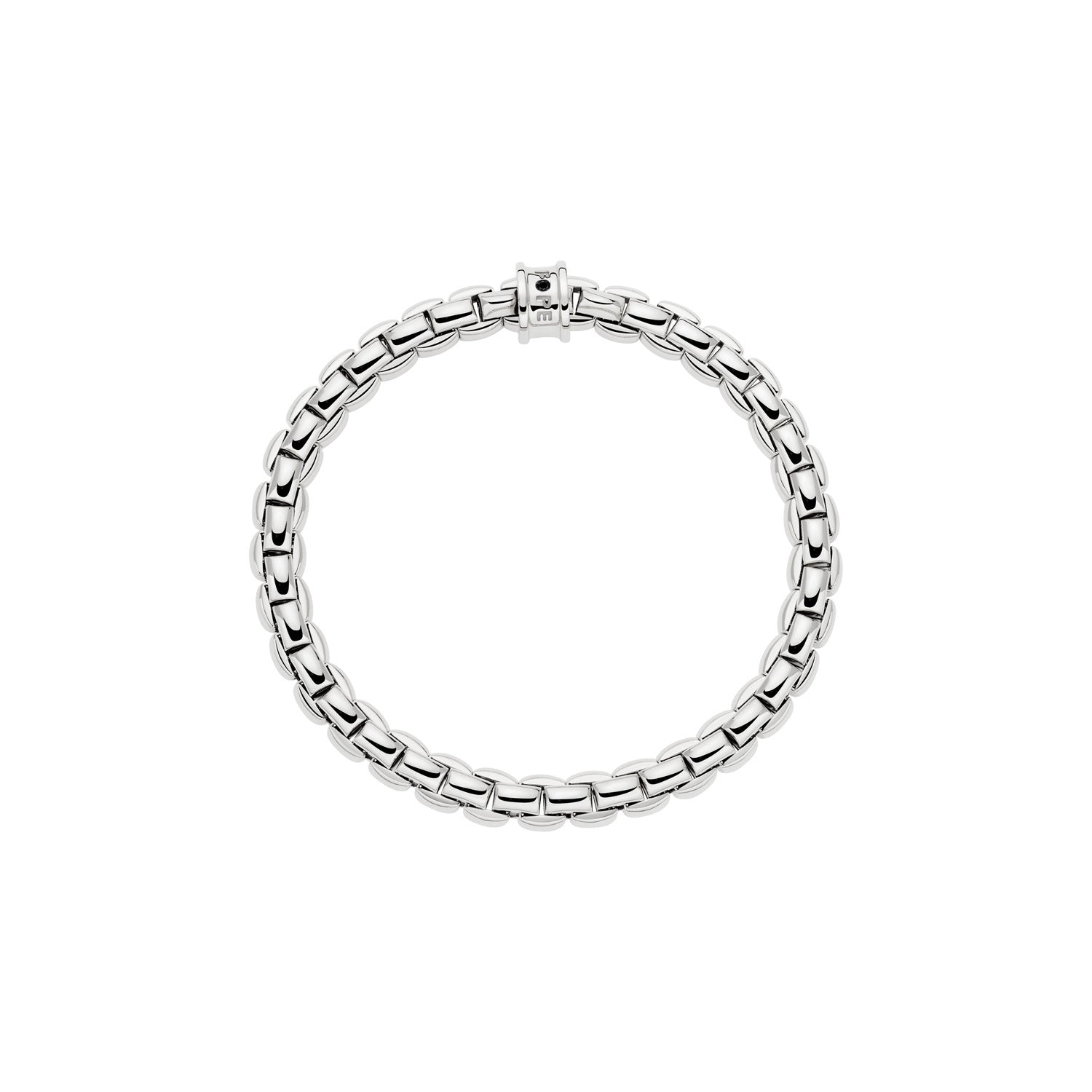 FOPE EKA 18K Gold Tiny Bracelet with a Black Diamond - 0.02 carats - Jackson Hole Jewelry Company