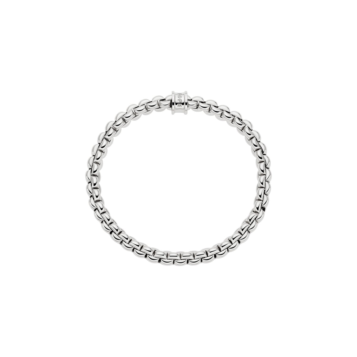 FOPE EKA 18K Gold Tiny Bracelet with a White Diamond - 0.01 carats - Jackson Hole Jewelry Company