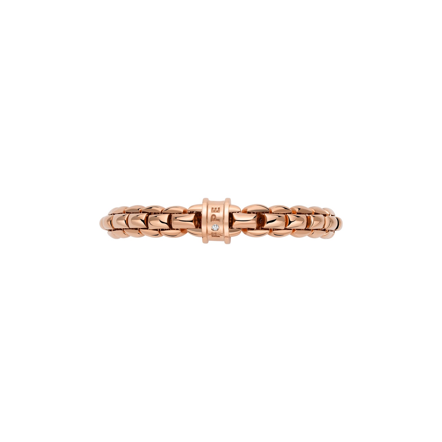 FOPE EKA 18K Gold Bracelet with a White Diamond - 0.02 carats - Jackson Hole Jewelry Company