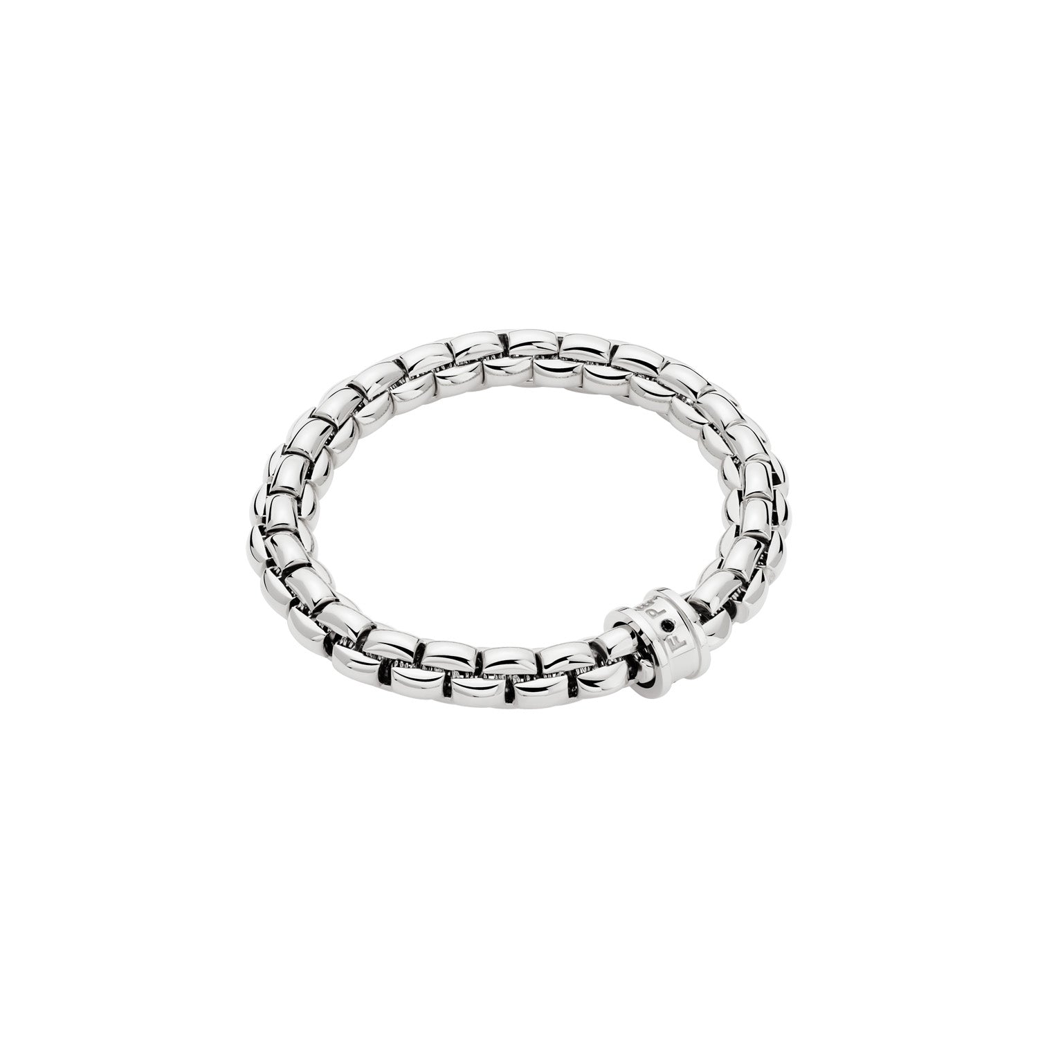 FOPE EKA 18K Gold Bracelet with a Black Diamond - 0.02 carats - Jackson Hole Jewelry Company