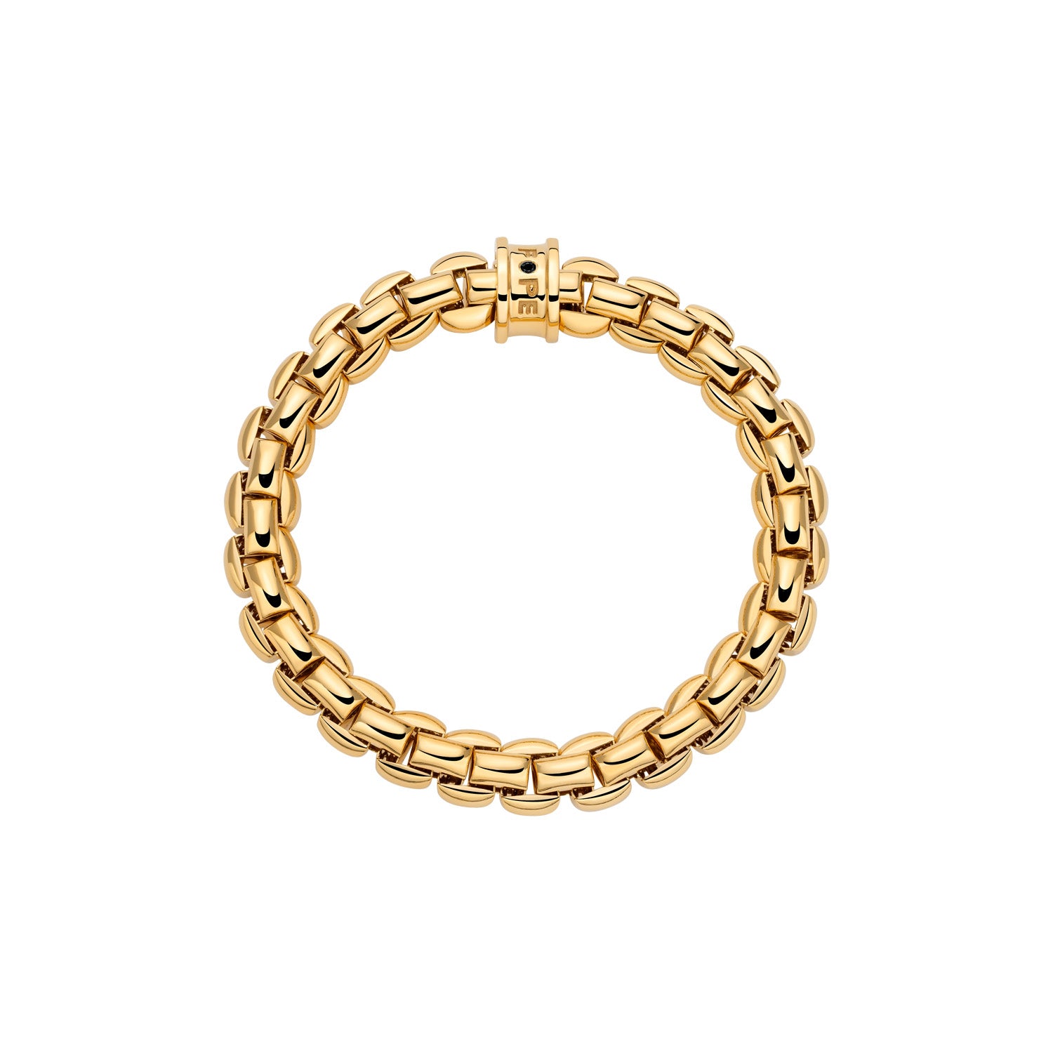 FOPE EKA 18K Gold Bracelet with a Black Diamond - 0.02 carats - Jackson Hole Jewelry Company