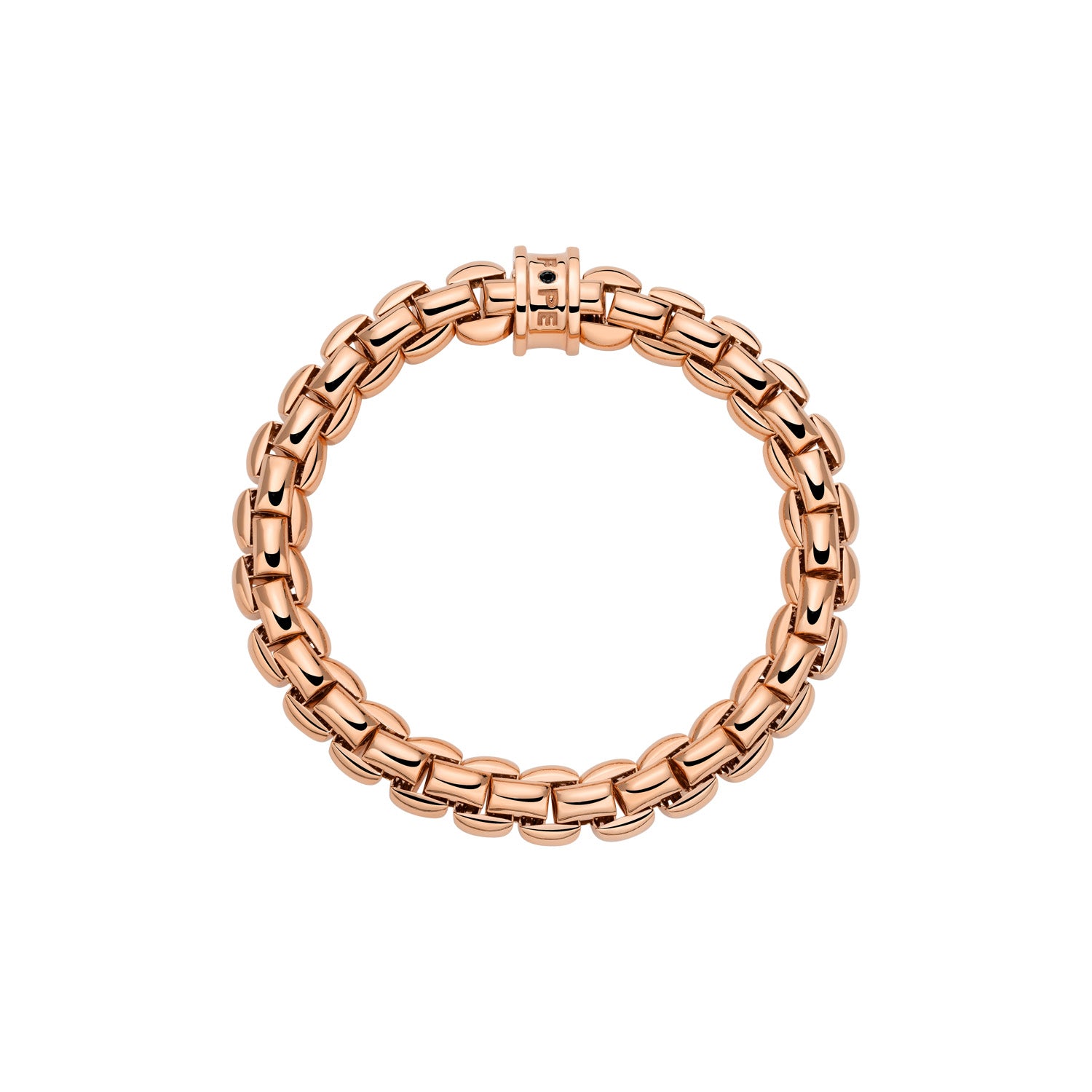 FOPE EKA 18K Gold Bracelet with a Black Diamond - 0.02 carats - Jackson Hole Jewelry Company