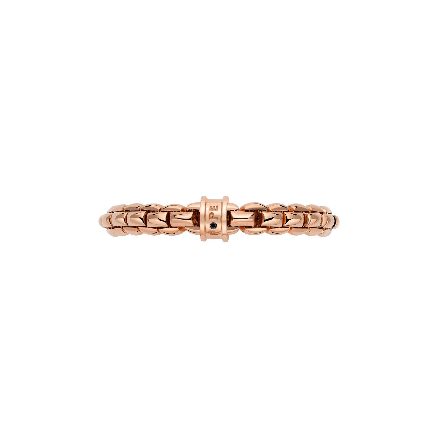 FOPE EKA 18K Gold Bracelet with a Black Diamond - 0.02 carats - Jackson Hole Jewelry Company