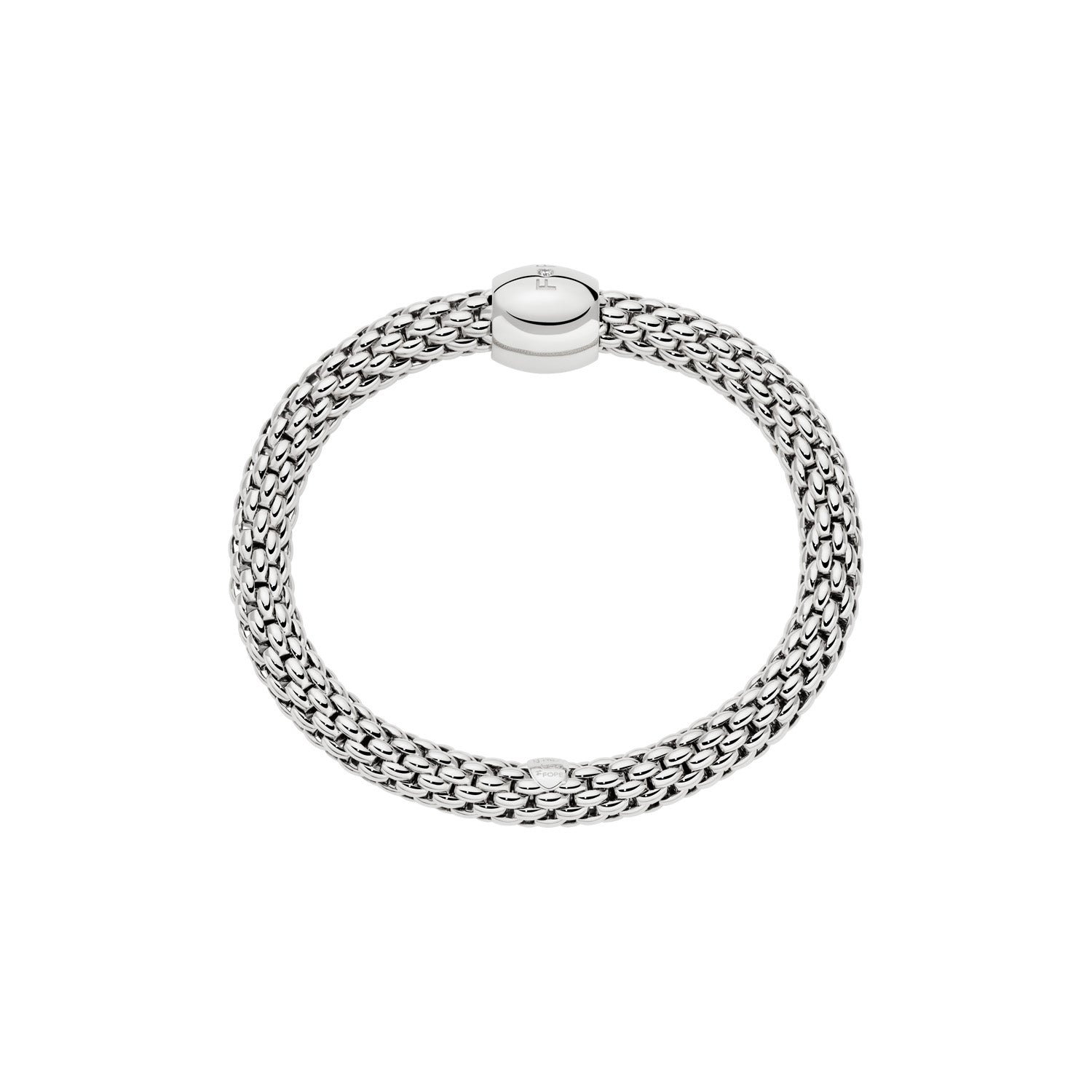 FOPE LOVE NEST 18K Gold Bracelet with a White Diamond - 0.02 ct - Jackson Hole Jewelry Company