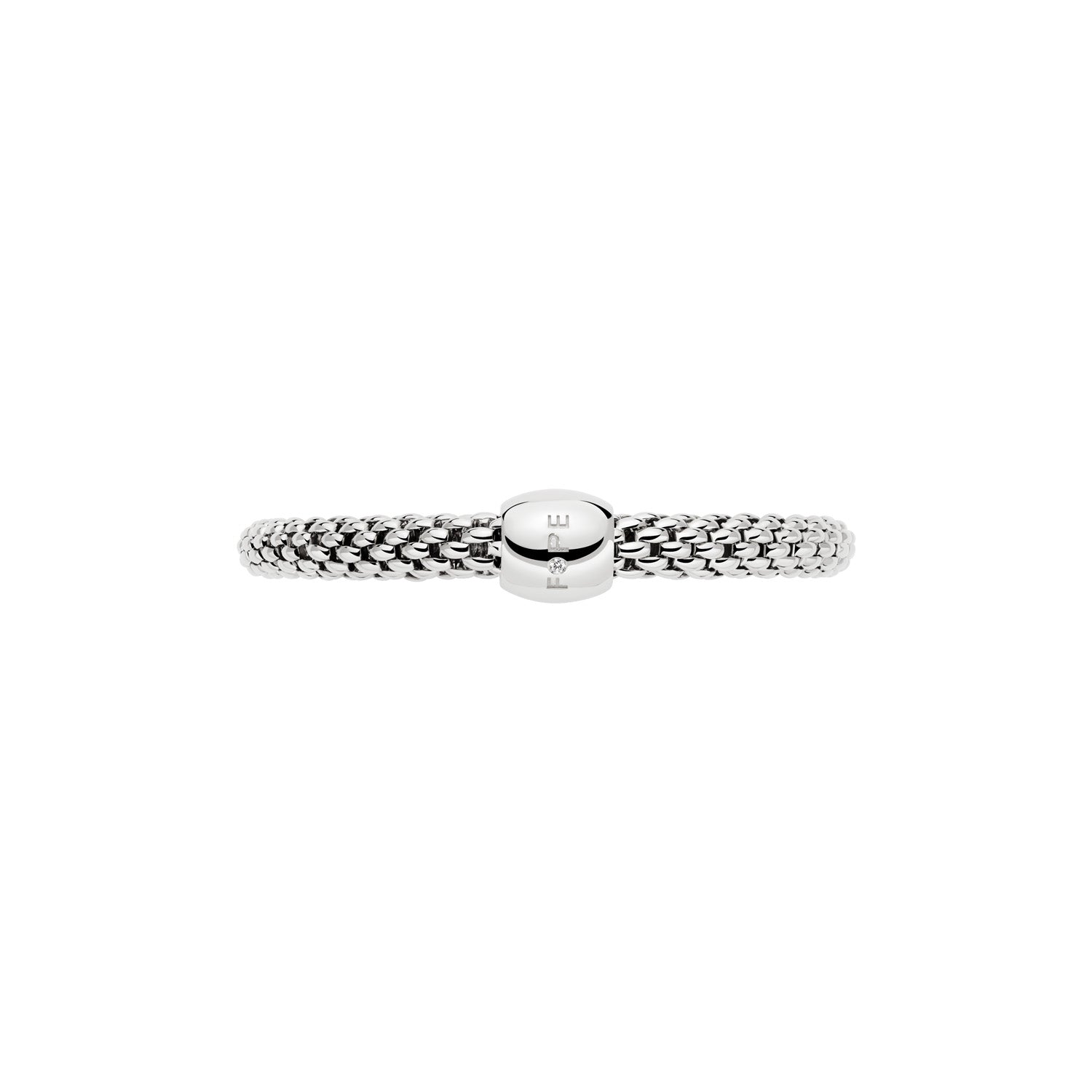 FOPE LOVE NEST 18K Gold Bracelet with a White Diamond - 0.02 ct - Jackson Hole Jewelry Company