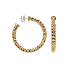 FOPE 18K YELLOW GOLD HOOP EARRINGS - Jackson Hole Jewelry Company