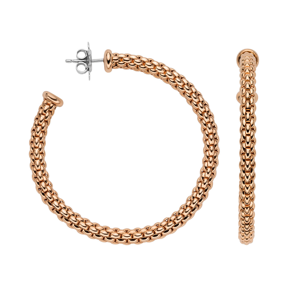 FOPE ESSENTIALS 18K Gold Hoop Earrings - Jackson Hole Jewelry Company