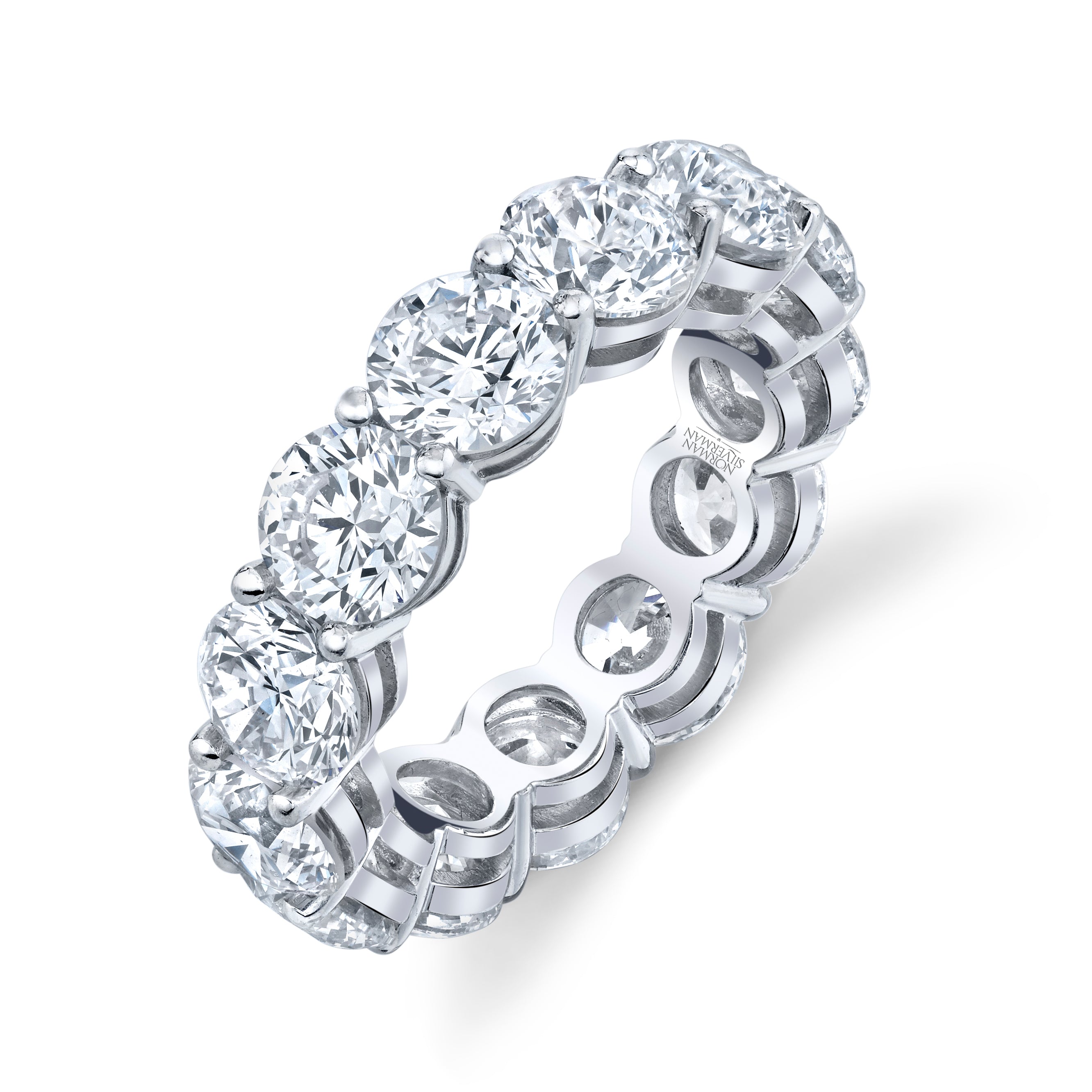 Round Diamond Eternity Band in Platinum - Jackson Hole Jewelry Company