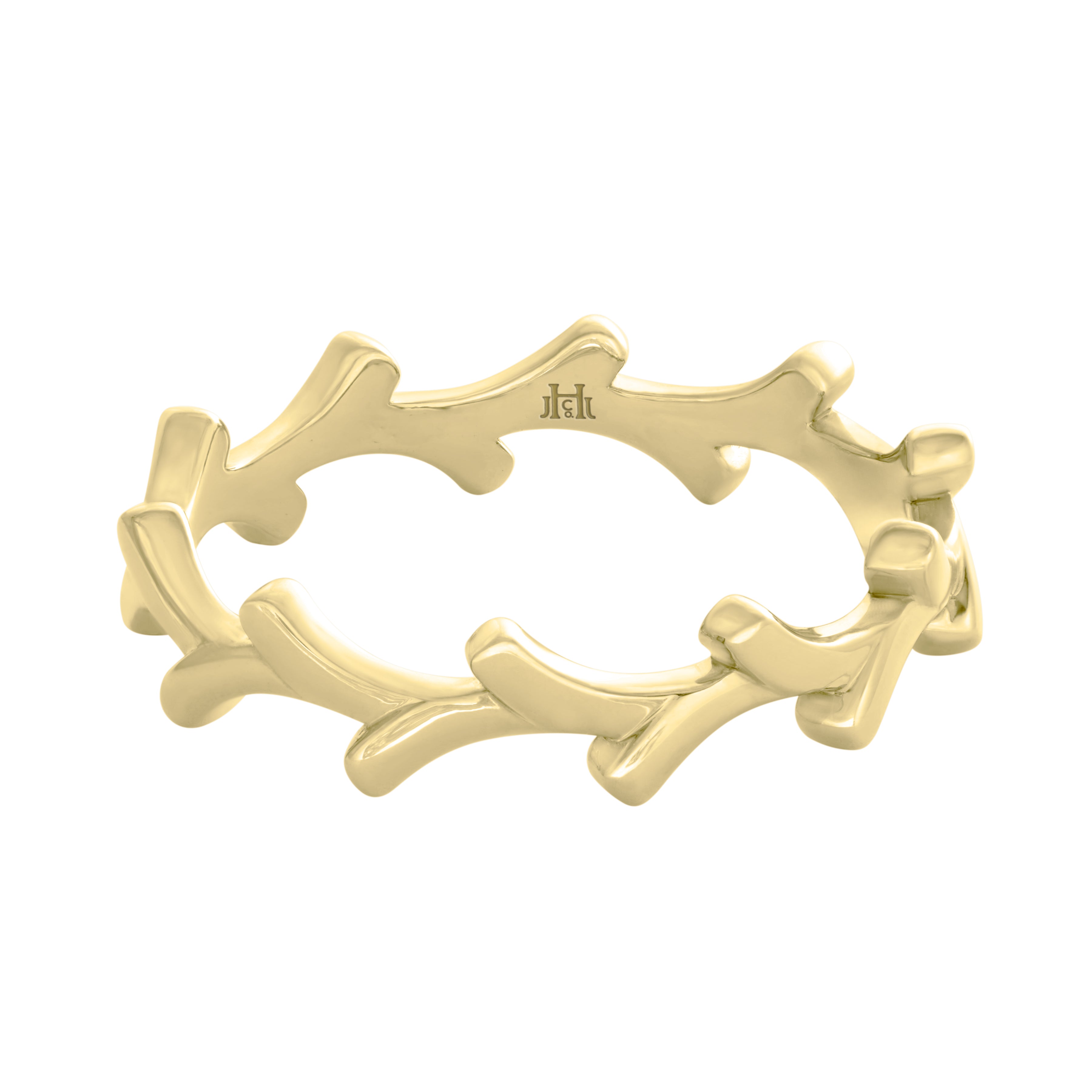 Antler Stacking Ring in 14K Gold - Jackson Hole Jewelry Company