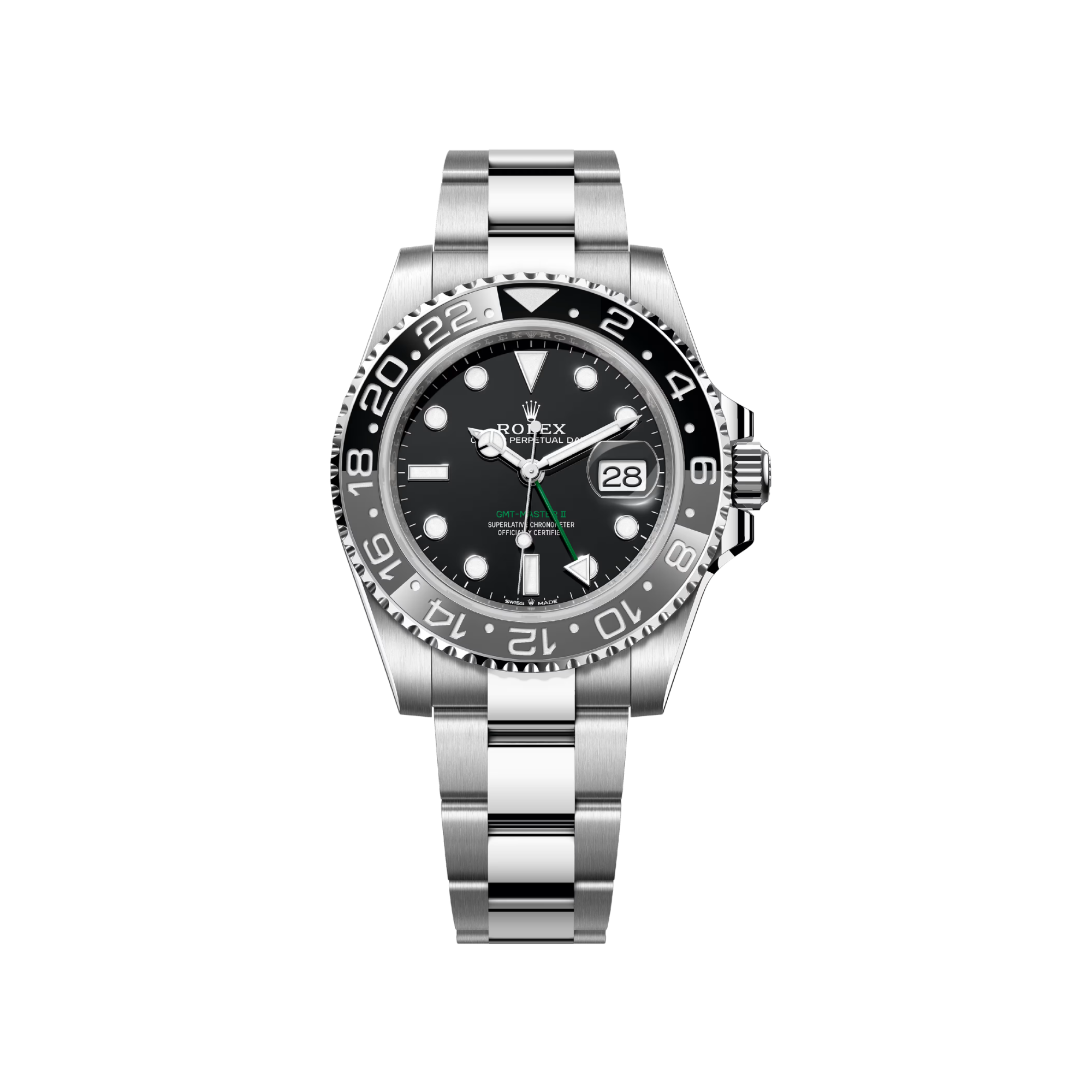 Rolex GMT-Master II 40mm Black Dial in Oystersteel - Jackson Hole Jewelry Company