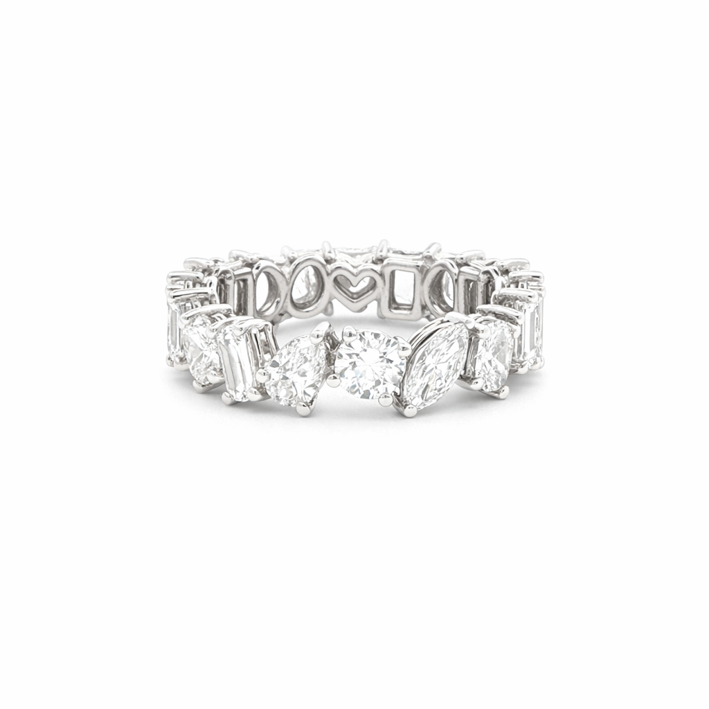 Diamond Eternity Band in Platinum 5.00 Cttw - Jackson Hole Jewelry Company