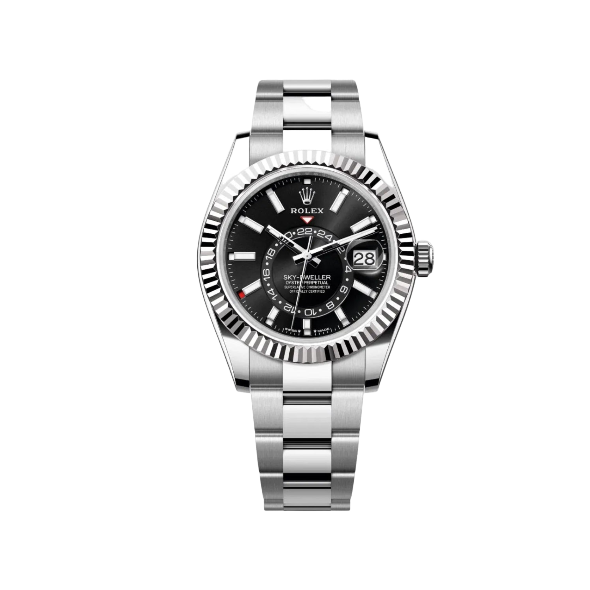 Rolex Sky-Dweller 42mm Black Dial on Oyster Bracelet in Oystersteel - Jackson Hole Jewelry Company