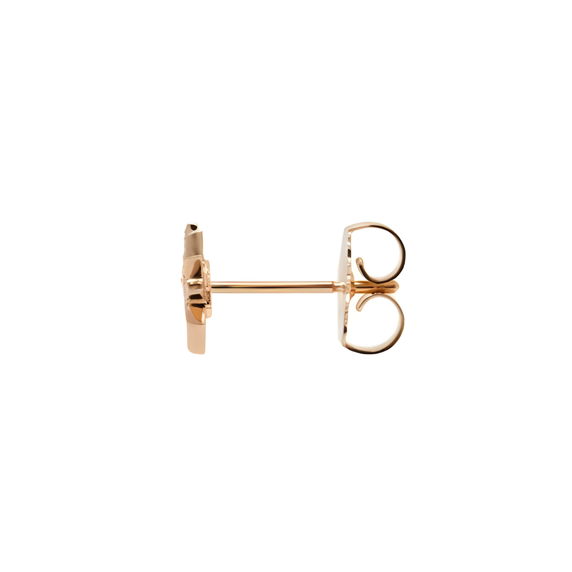 ANZIE Aztec North Star Single Stud in 14K Gold 0.02 cttw - Jackson Hole Jewelry Company