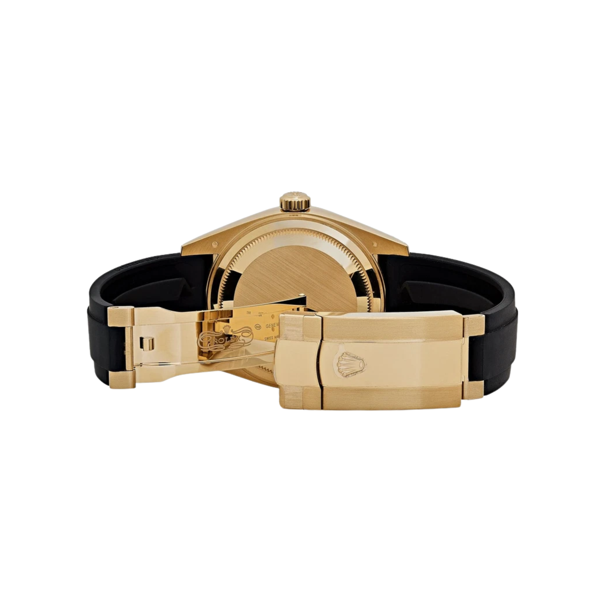 Rolex – Sky-Dweller 42mm in 18K Yellow Gold with Bright Green Dial on Oysterflex - Jackson Hole Jewelry Company