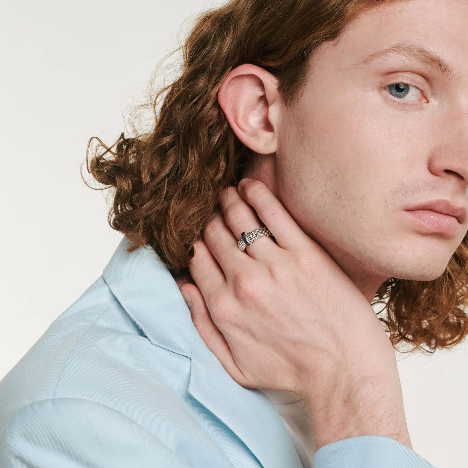 FOPE VENDOME 18K Gold Flex'it Ring with Black Diamonds - 0.56 carats - Jackson Hole Jewelry Company