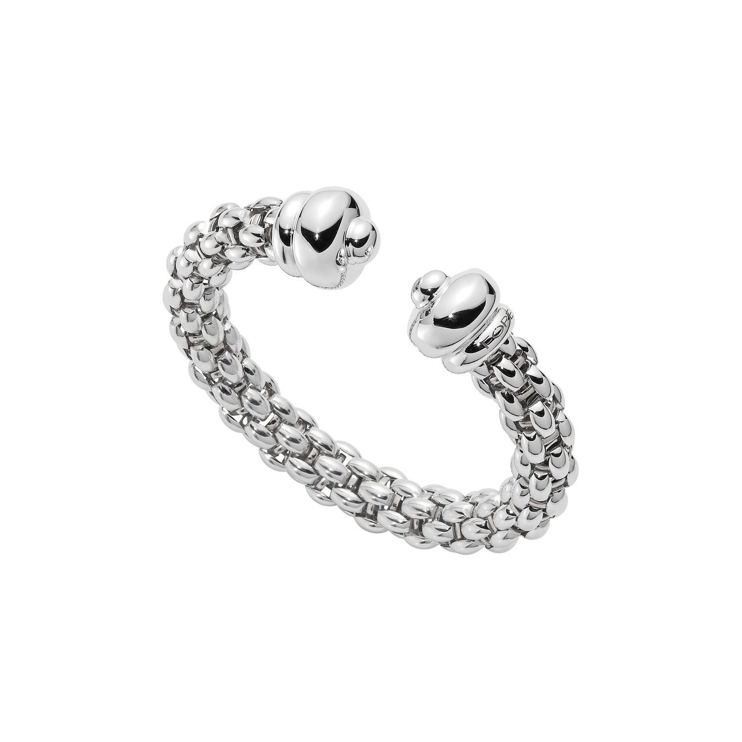 FOPE ICONE Flex'it 18K Gold Open Bangle Bracelet - Jackson Hole Jewelry Company