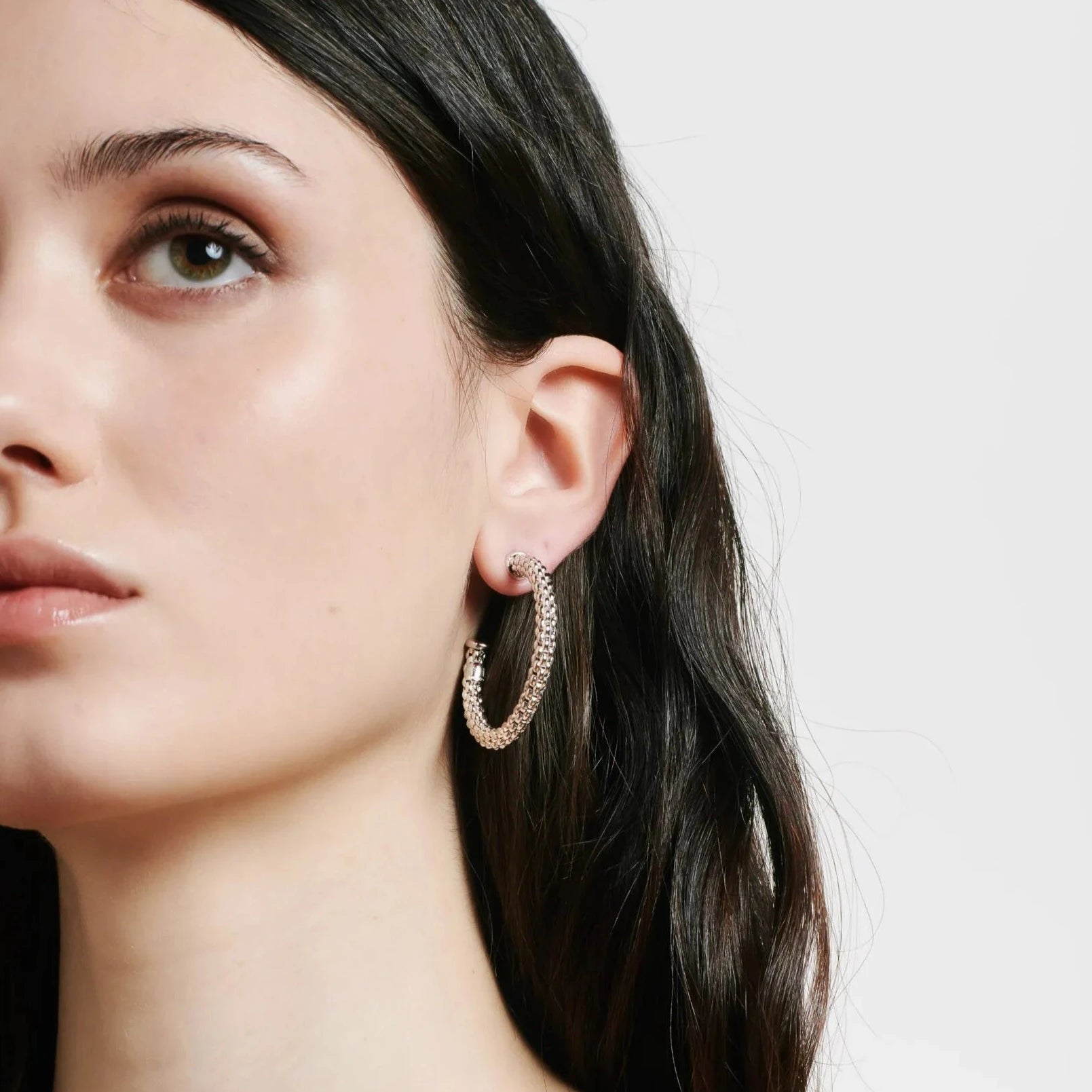 FOPE 18K YELLOW GOLD HOOP EARRINGS - Jackson Hole Jewelry Company