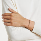 FOPE PRIMA 18K Gold Flex’it Bracelet with Black Diamond Rondel - 0.20 carats - Jackson Hole Jewelry Company