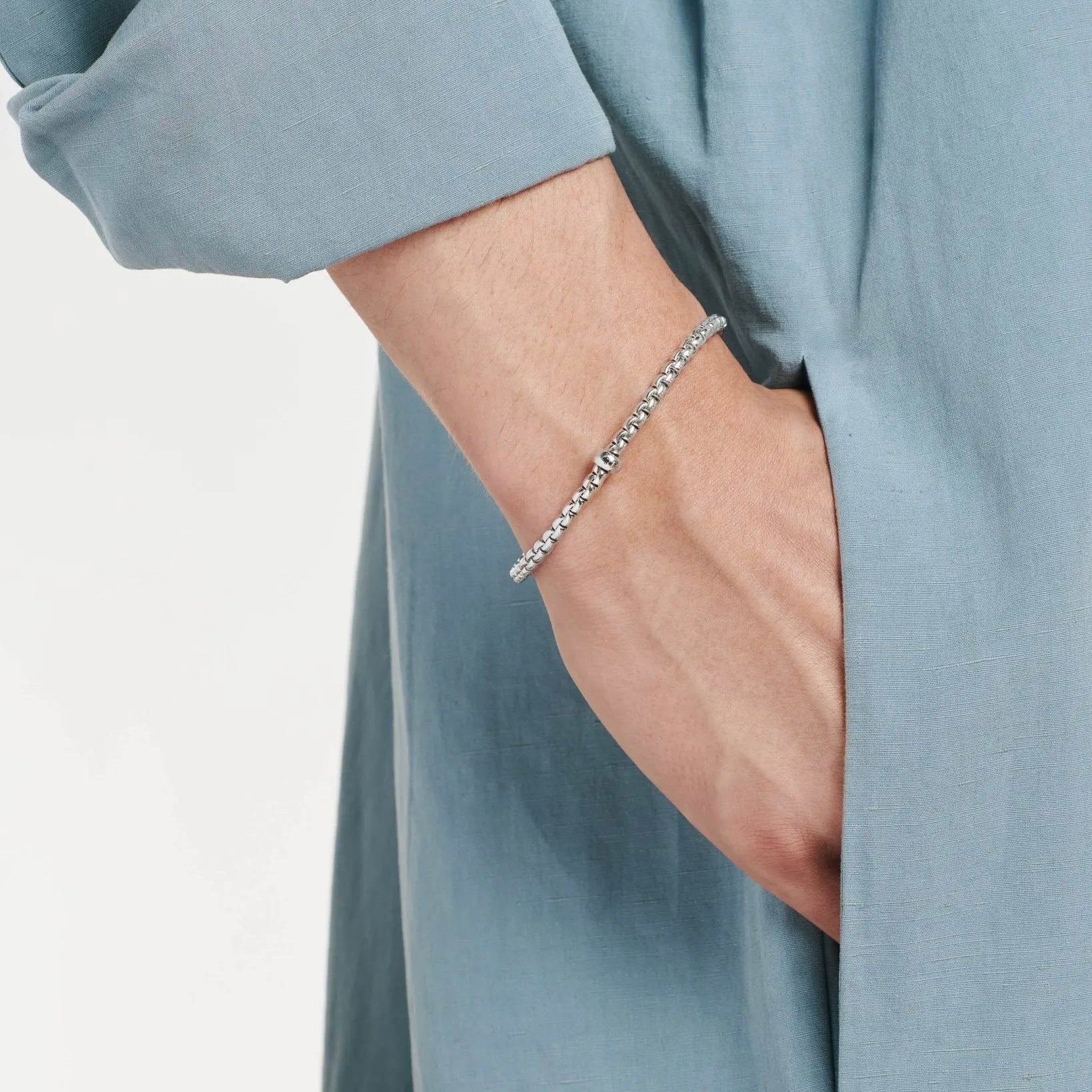 FOPE EKA 18K Gold Flex'it Bracelet with a Black Diamond - Jackson Hole Jewelry Company