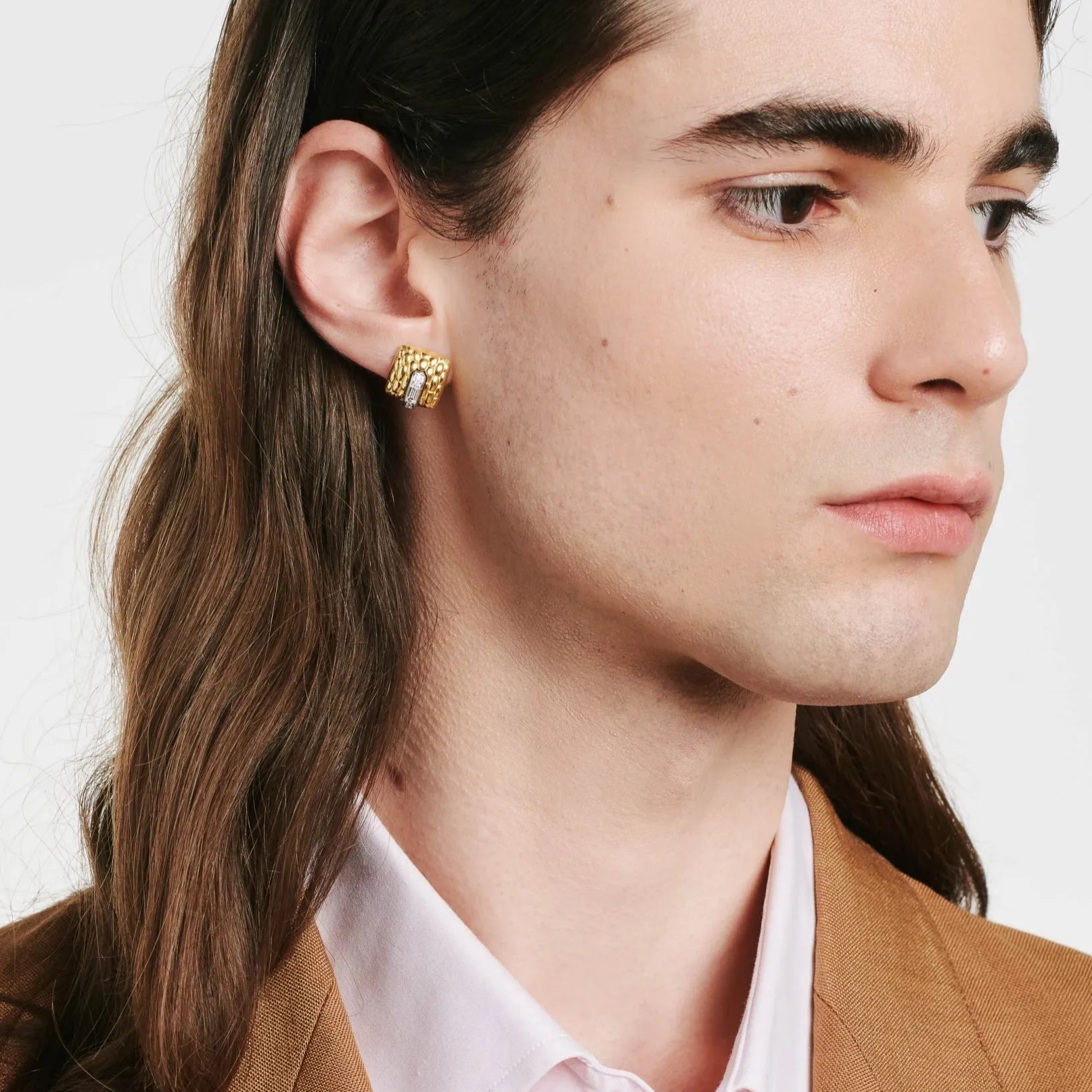 FOPE VENDOME 18K Gold Studs with White Diamonds - 0.48 carats - Jackson Hole Jewelry Company