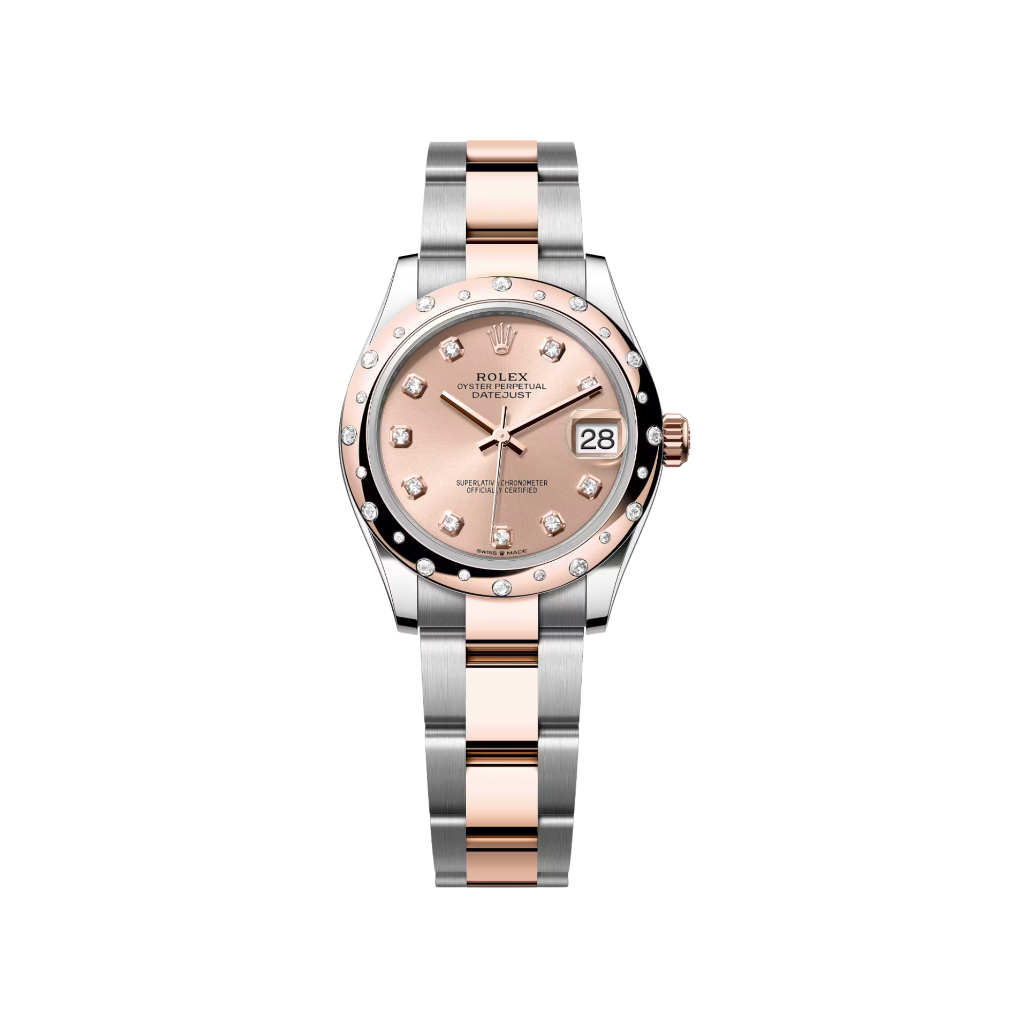 Rolex – Datejust 31mm with Pink Diamond Dial on Oyster Bracele - Jackson Hole Jewelry Company