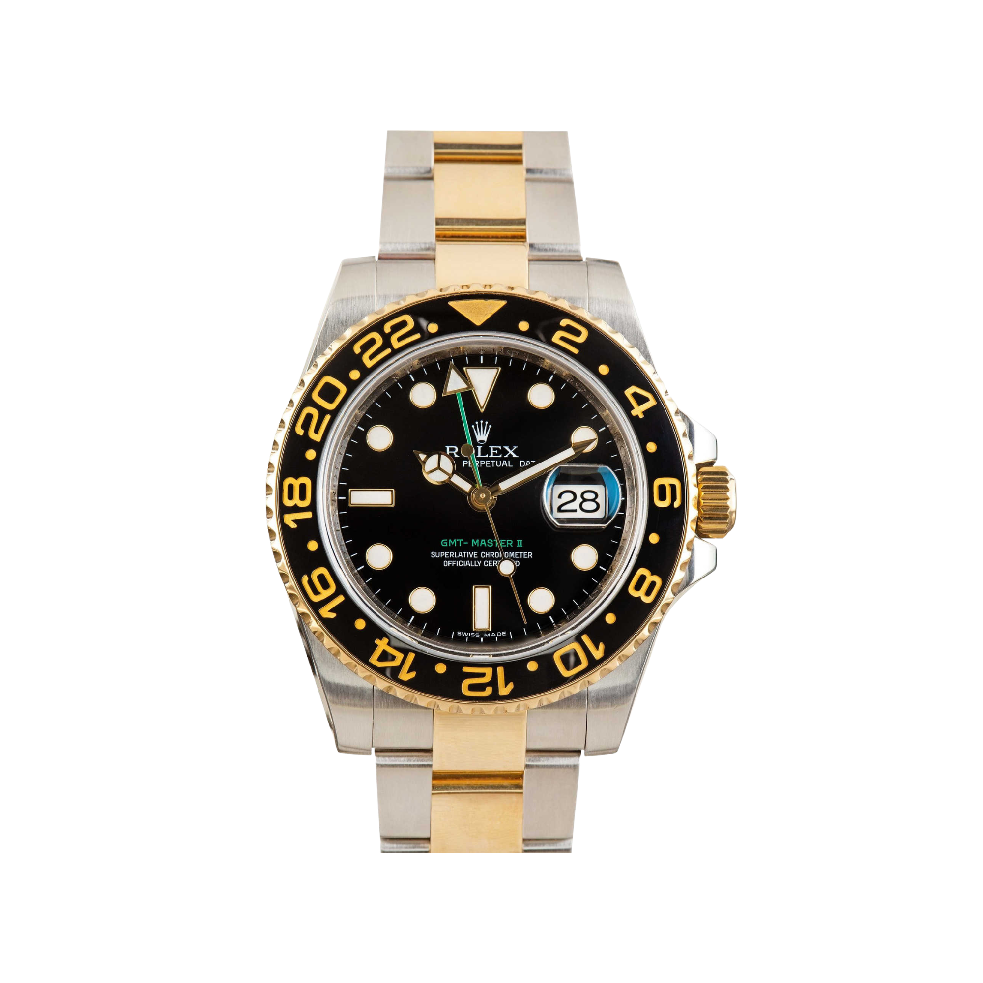 Rolex – GMT-Master II 40mm with Black Dial on Oyster Bracelet - Jackson Hole Jewelry Company