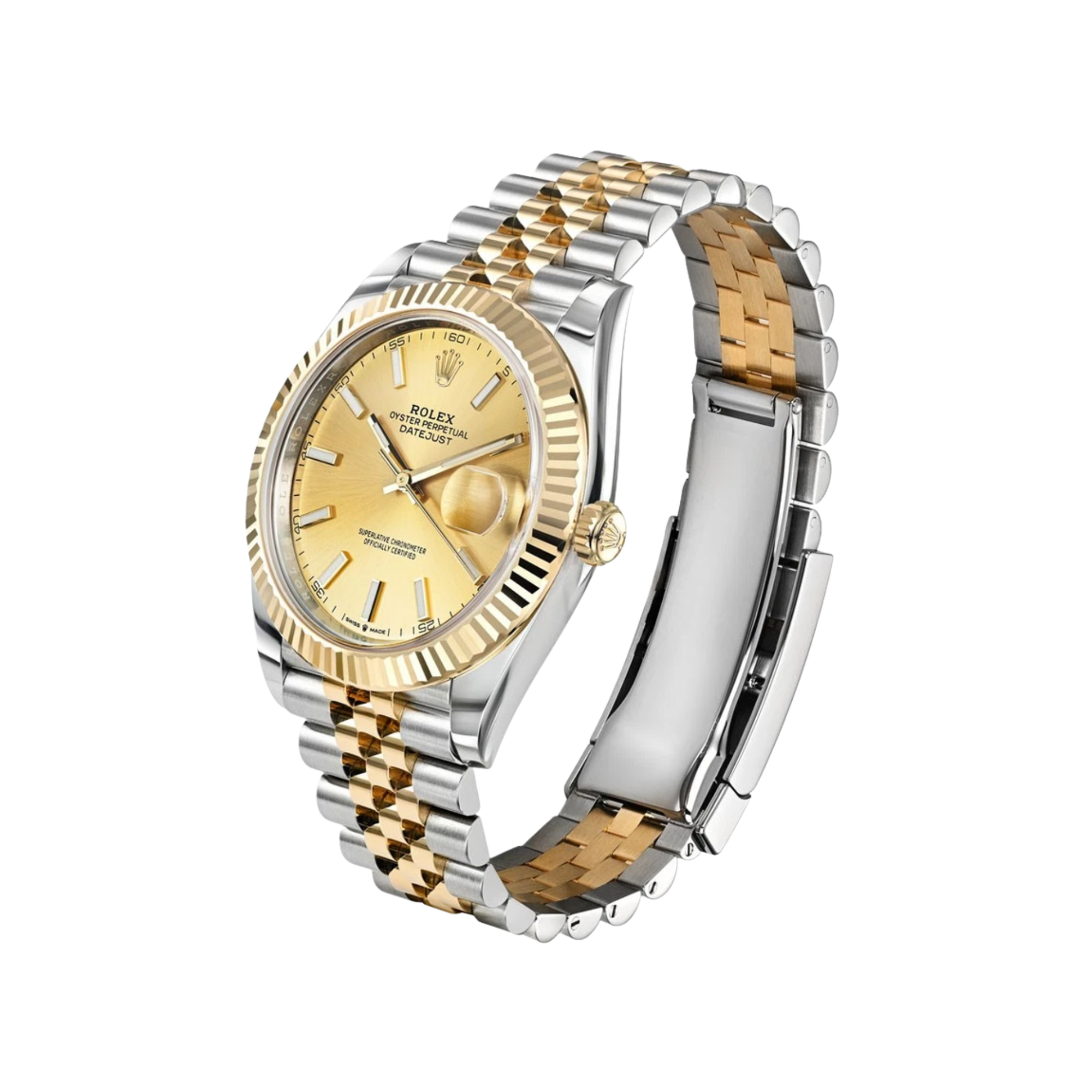 Rolex – Datejust 41 in Yellow Rolesor with Champagne Index Dial - Jackson Hole Jewelry Company