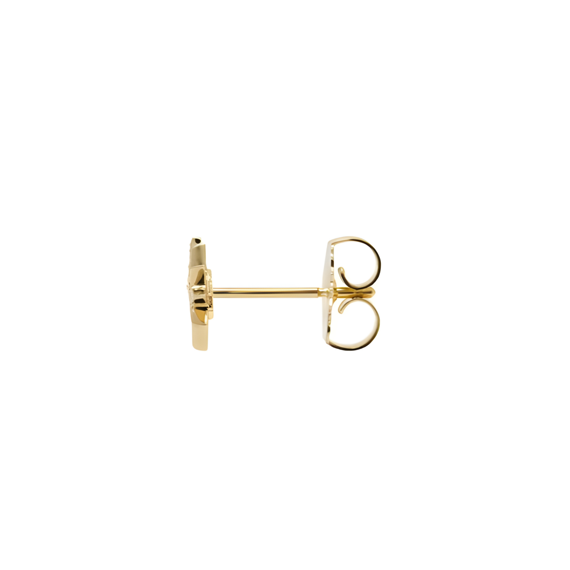 ANZIE Micro Aztec North Star Stud Earrings in 14K Gold 0.04 cttw - Jackson Hole Jewelry Company