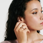 FOPE PRIMA 18K Gold Flex'it Ring with White Diamond Rondel - 0.18 carats - Jackson Hole Jewelry Company