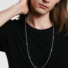 FOPE PRIMA 18K Gold Flex'it Necklace with White Diamond Rondels - 0.72 carats - Jackson Hole Jewelry Company