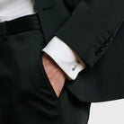 FOPE SOLO 18K Gold Cufflinks with Black Diamonds - 1.64 ct - Jackson Hole Jewelry Company