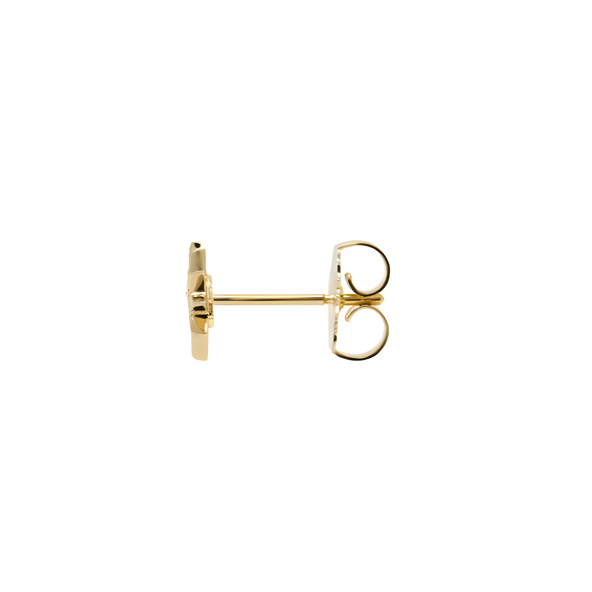 ANZIE Micro Aztec North Star Stud Earrings in 14K Gold 0.04 cttw - Jackson Hole Jewelry Company