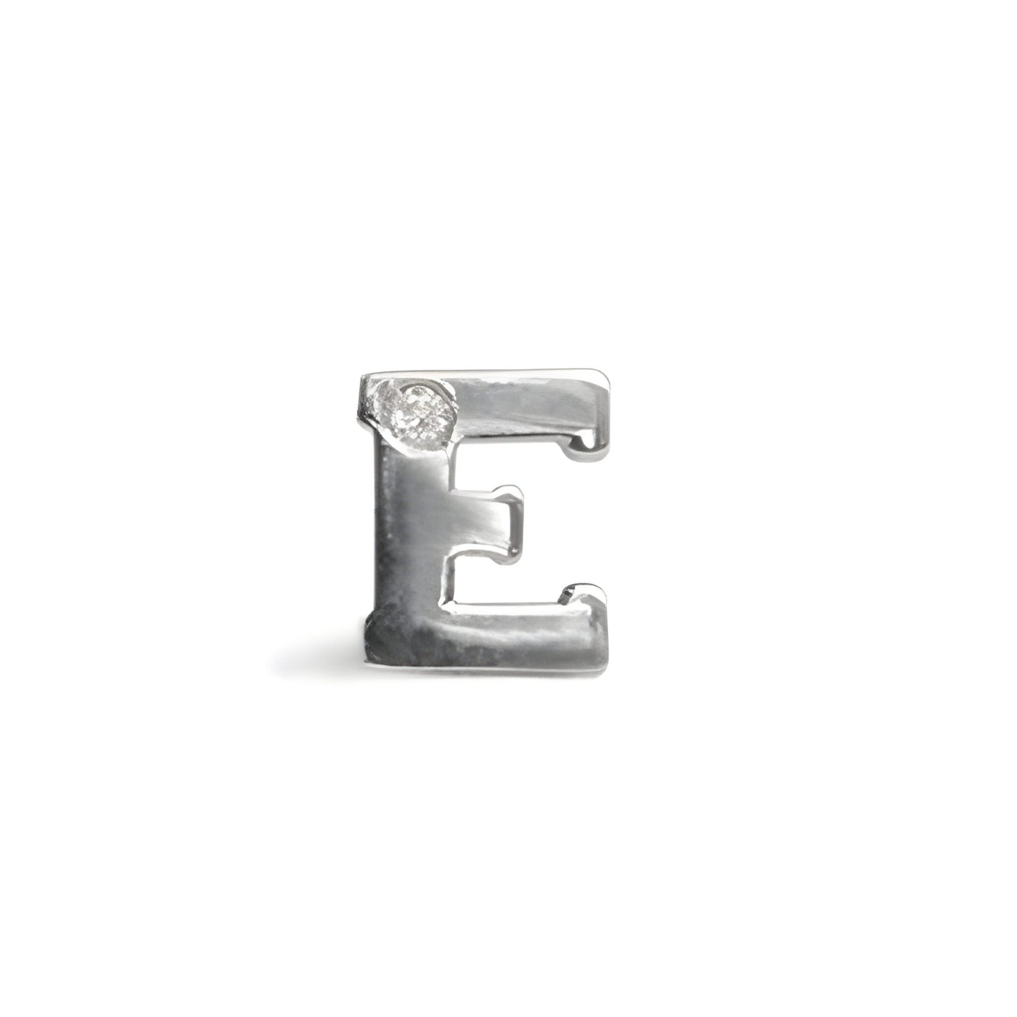 ANZIE Love Letter Single Diamond Stud (A–Z) in 14K Gold 0.01 cttw - Jackson Hole Jewelry Company