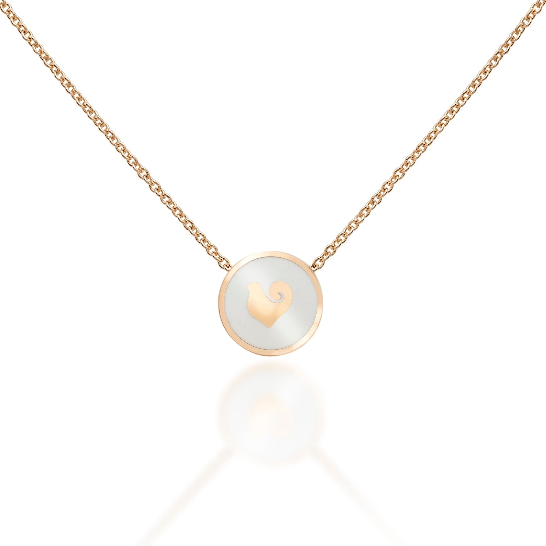 CHANTECLER CAPRITUDE PAILLETTES 18K ROSE GOLD DIAMOND NECKLACE - Jackson Hole Jewelry Company