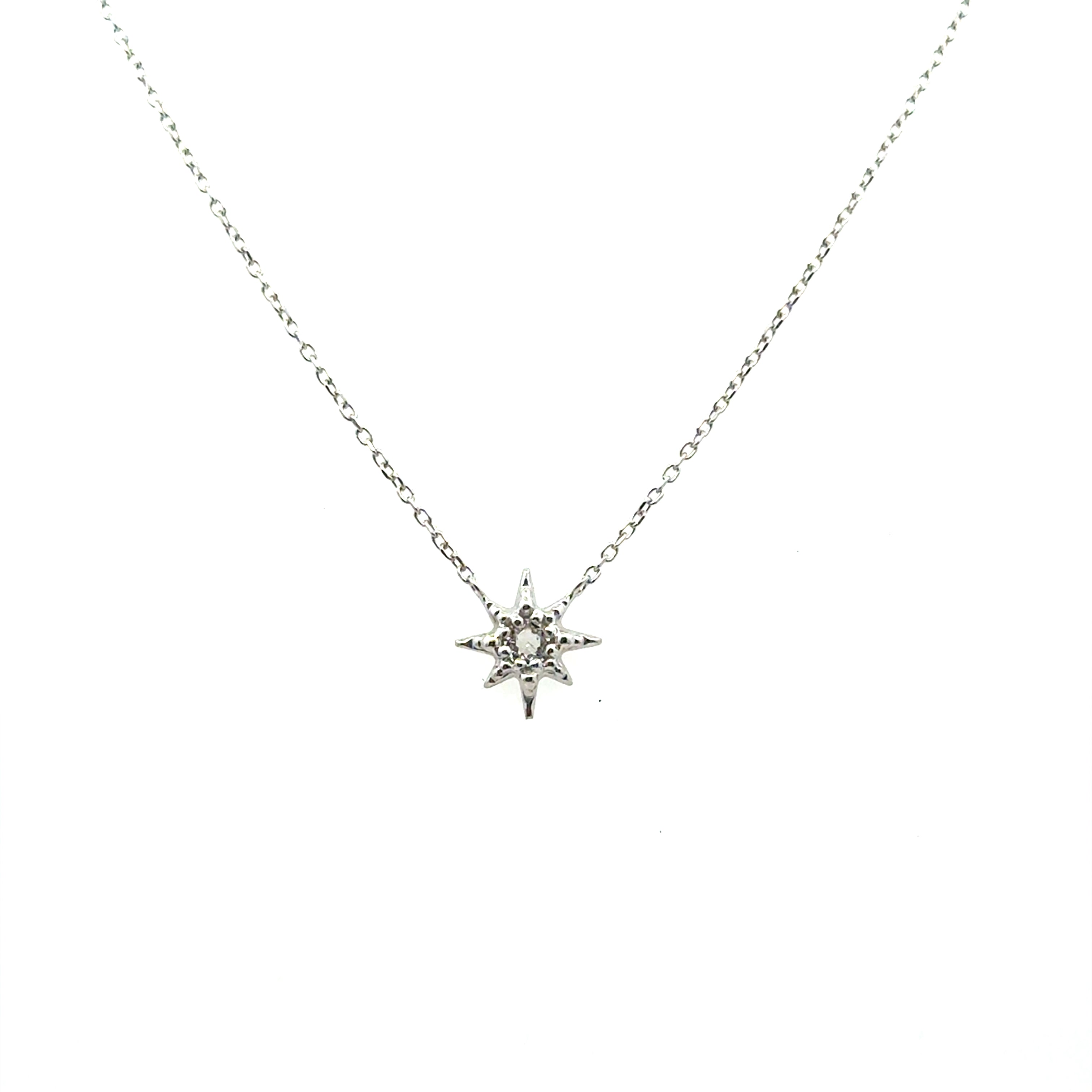 ANZIE Micro Aztec Starburst Necklace 14K Gold - Jackson Hole Jewelry Company