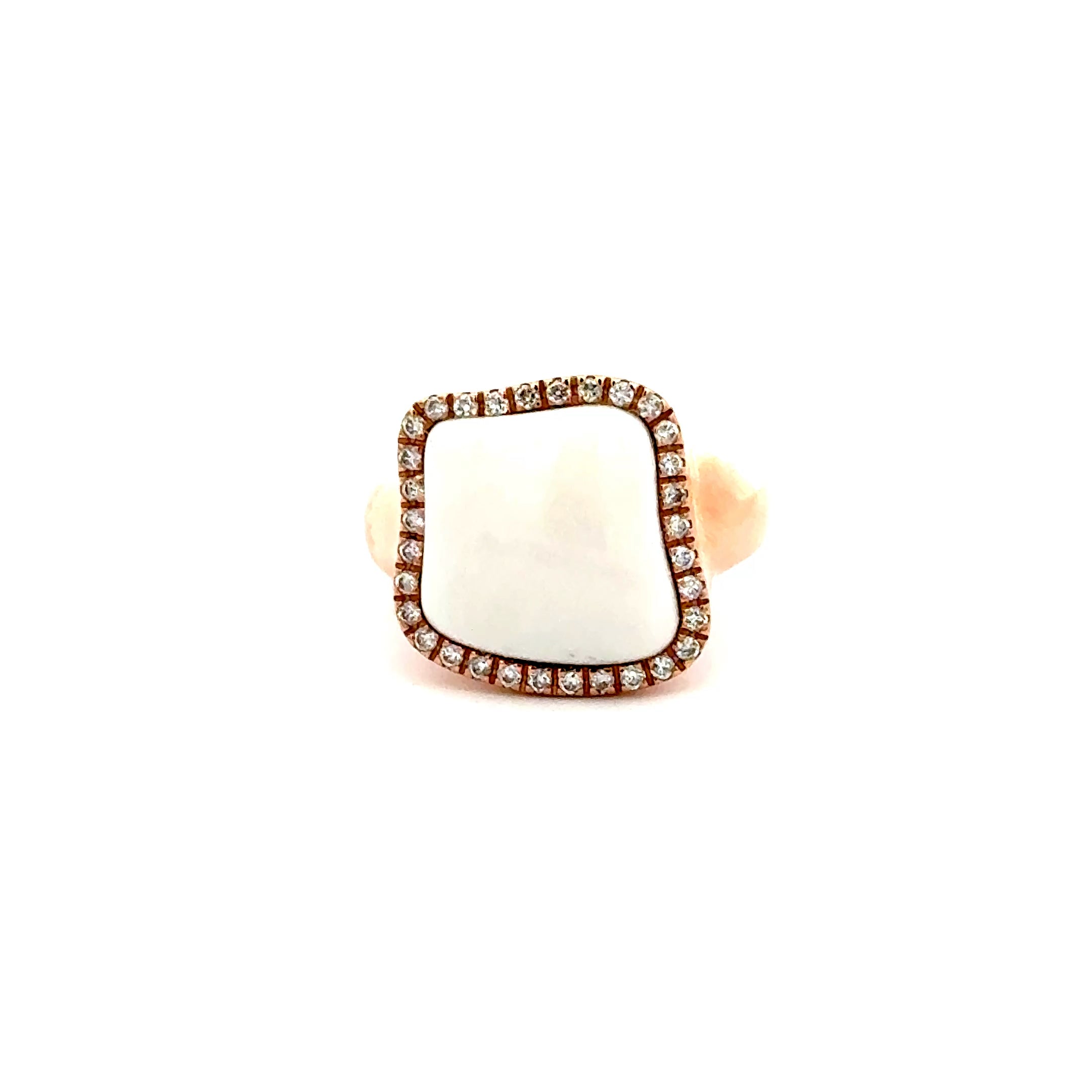 Chantecler – Enchanté Ring in 18K Pink Gold with Diamonds Kogolong - Jackson Hole Jewelry Company
