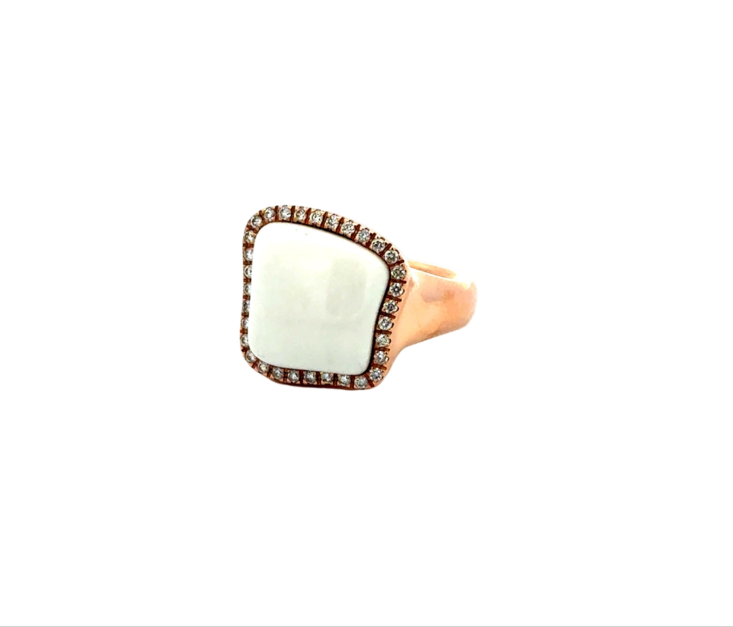 Chantecler – Enchanté Ring in 18K Pink Gold with Diamonds Kogolong - Jackson Hole Jewelry Company