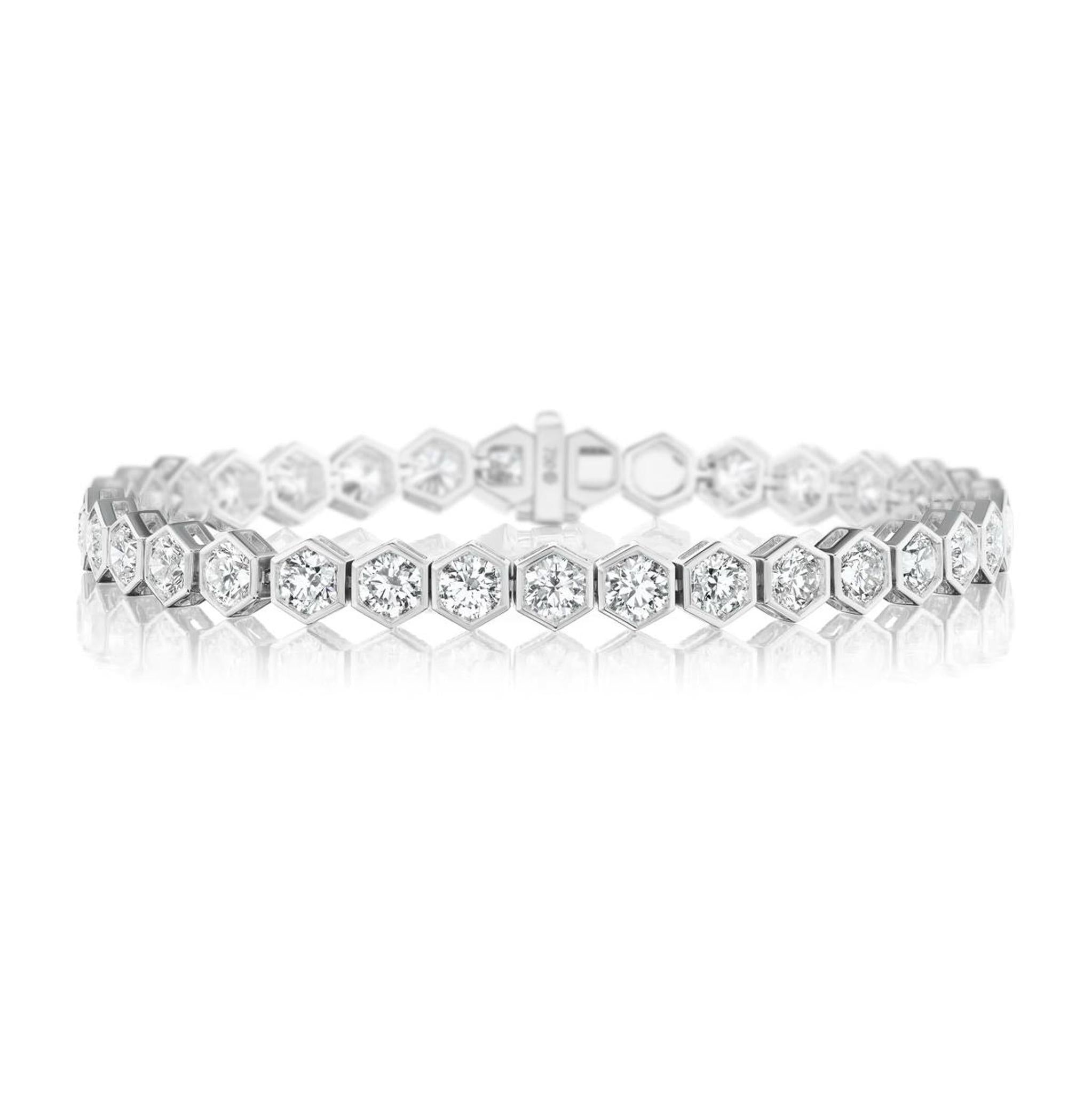 5.78ctw (39, 0.15ct av) Round G-H SI, 18k WG - Jackson Hole Jewelry Company
