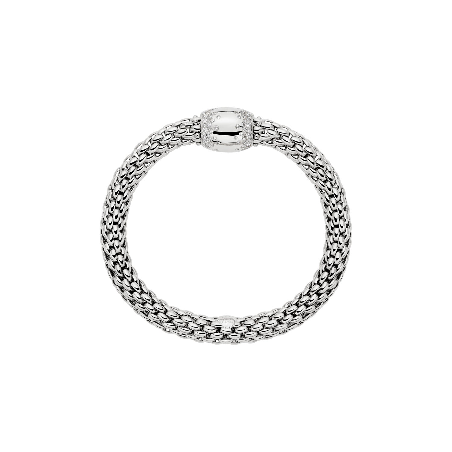 FOPE LOVE NEST 18K Gold Bracelet with White Diamonds - 1.07 carats - Jackson Hole Jewelry Company