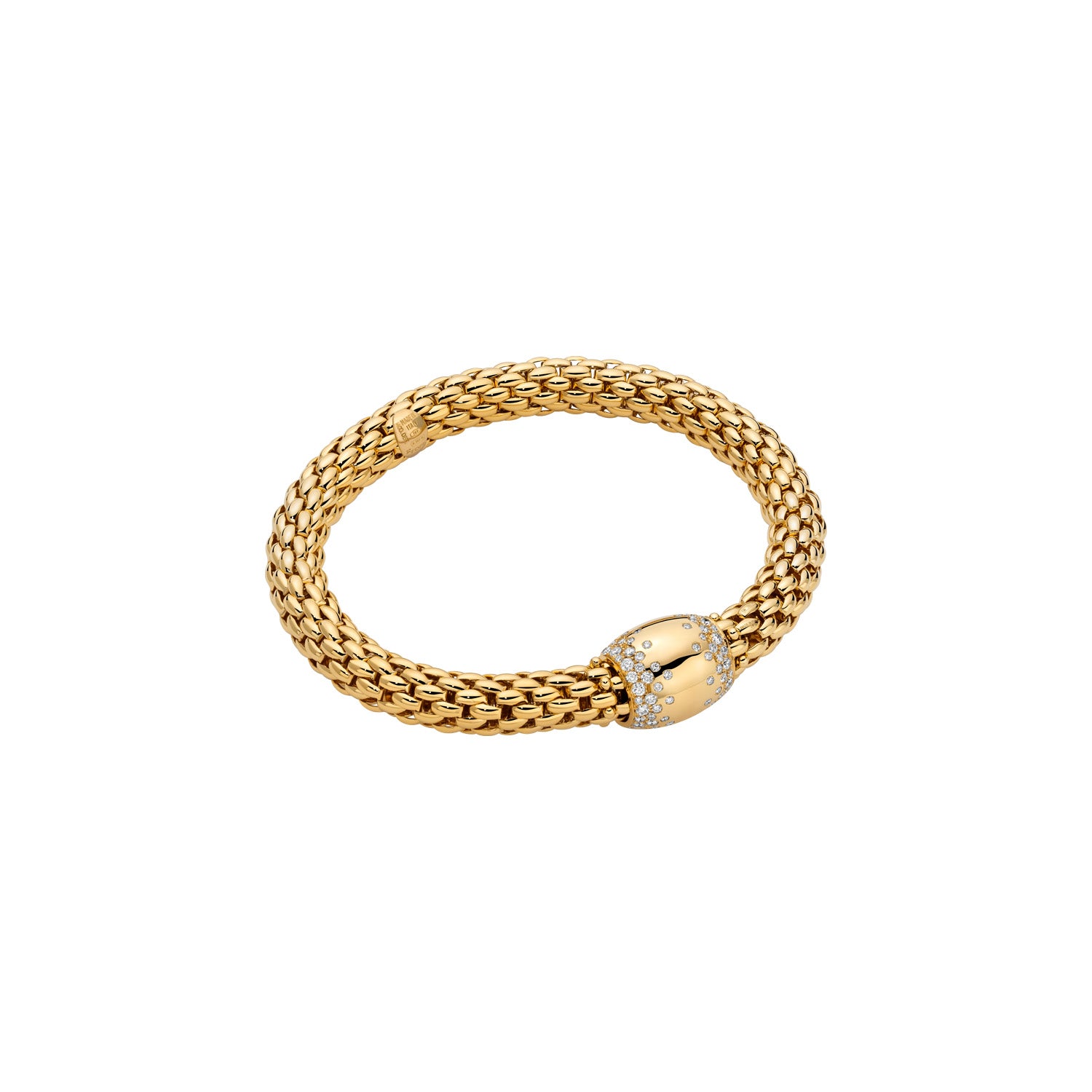 FOPE LOVE NEST 18K Gold Bracelet with White Diamonds - 1.07 carats - Jackson Hole Jewelry Company