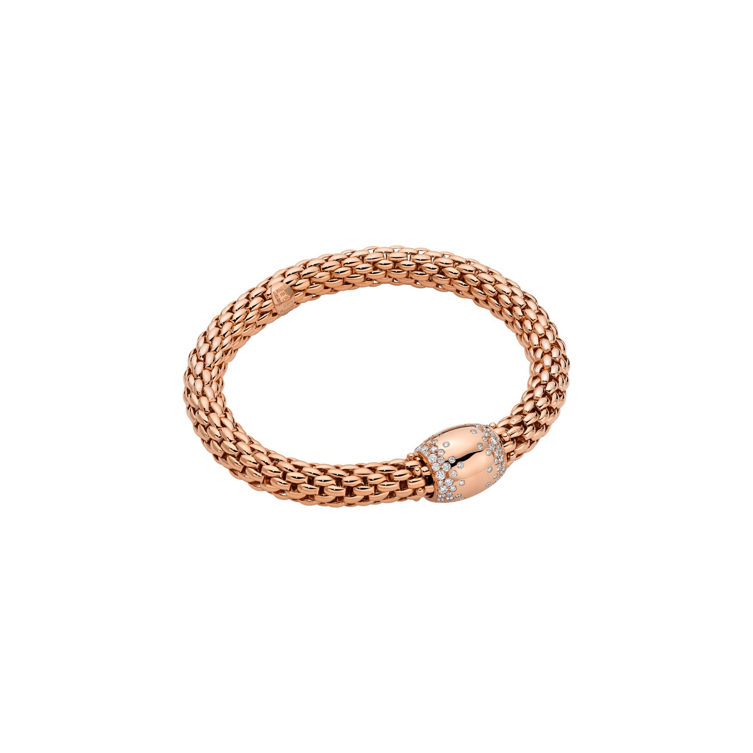FOPE LOVE NEST 18K Gold Bracelet with White Diamonds - 1.07 carats - Jackson Hole Jewelry Company