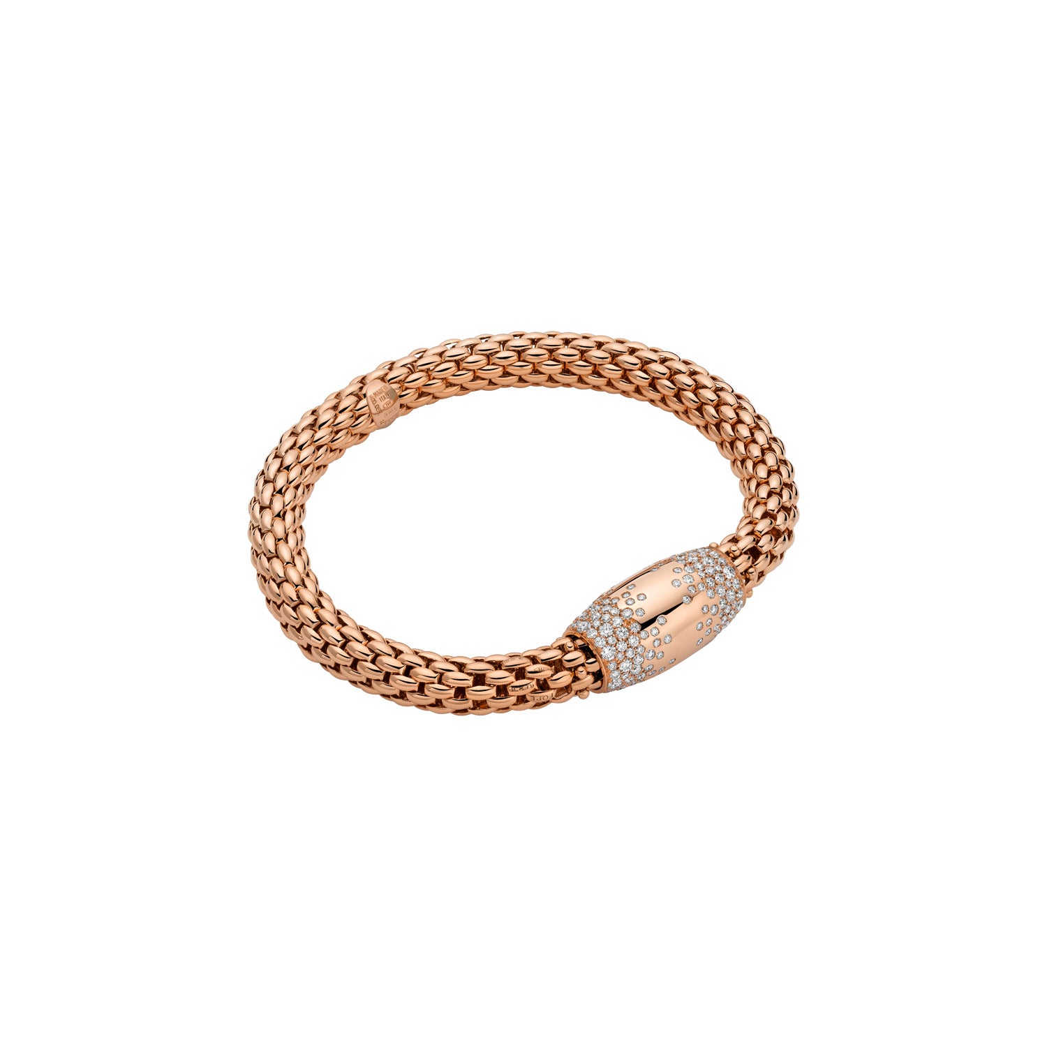FOPE LOVE NEST 18K Gold Bracelet with White Diamonds - 2.35 carats - Jackson Hole Jewelry Company
