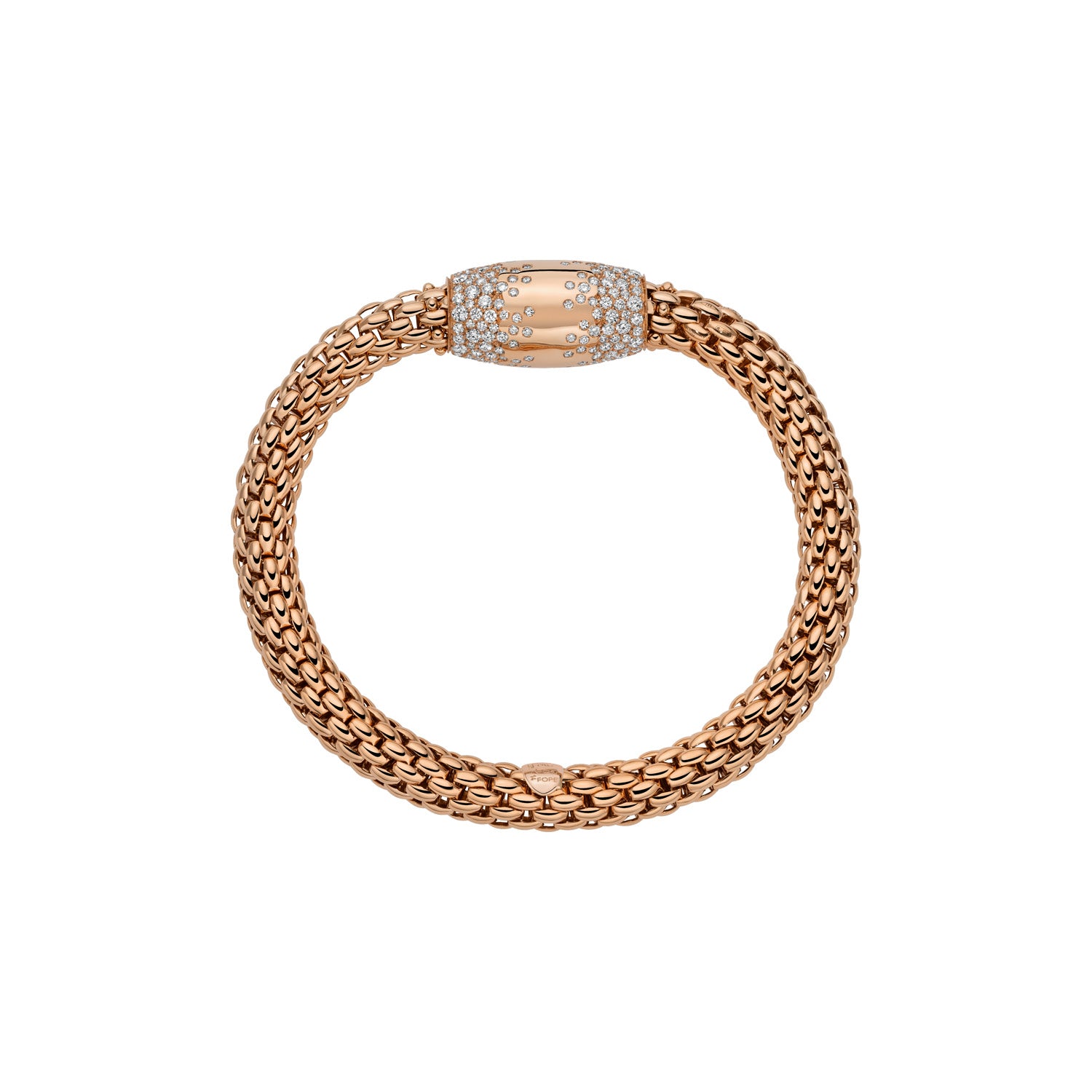 FOPE LOVE NEST 18K Gold Bracelet with White Diamonds - 2.35 carats - Jackson Hole Jewelry Company