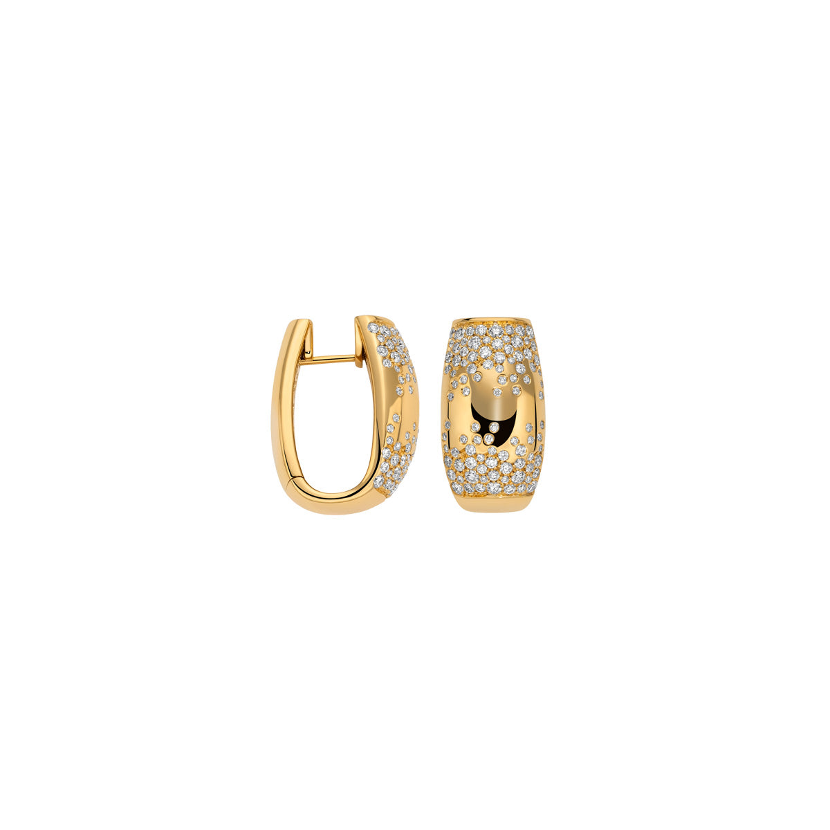 FOPE LOVE NEST 18K Gold Earrings with White Diamonds - 1.43 carats - Jackson Hole Jewelry Company