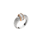 FOPE LOVE NEST 18K Gold Ring with White Diamond Pavé Rondel - 0.22 carats - Jackson Hole Jewelry Company